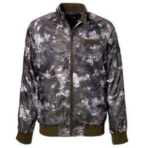 Girls Members Only Satin Camo Boyfriend Jacket